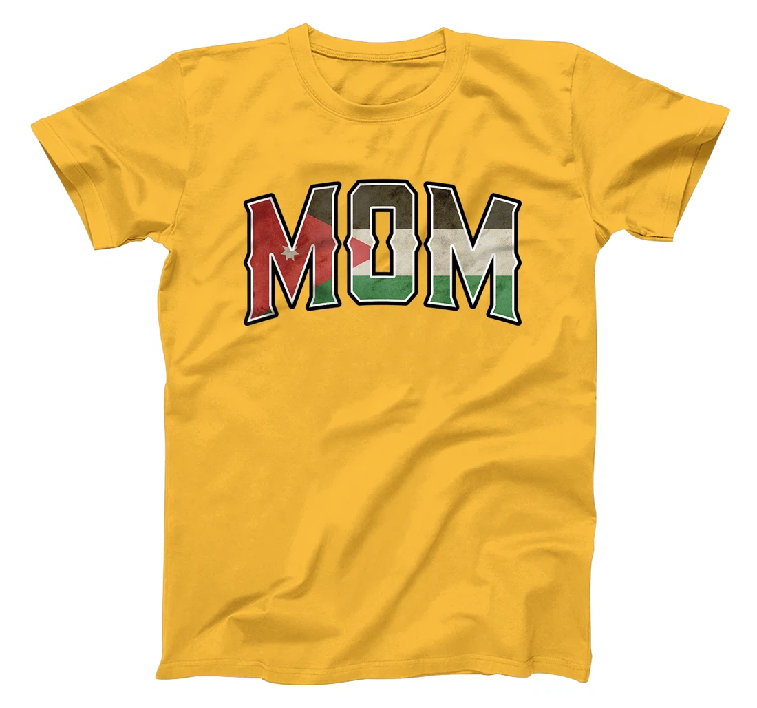 Womens Mom Jordanian Vintage Heritage DNA Flag T-Shirt, Women T-Shirt