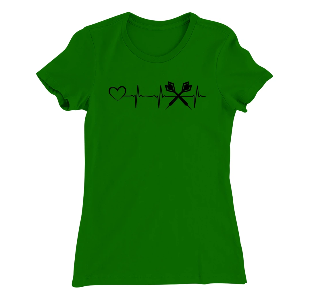 Darts Heartbeat Heart EKG Heartline Darts Game Darts Player T-Shirt, Kid T-Shirt and Women T-Shirt