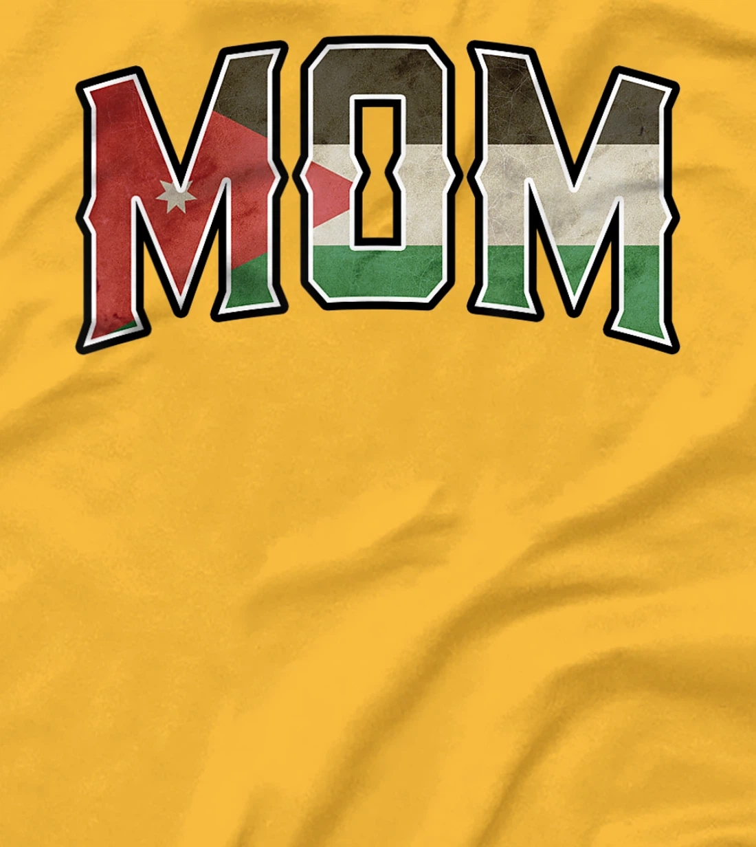 Womens Mom Jordanian Vintage Heritage DNA Flag T-Shirt, Women T-Shirt