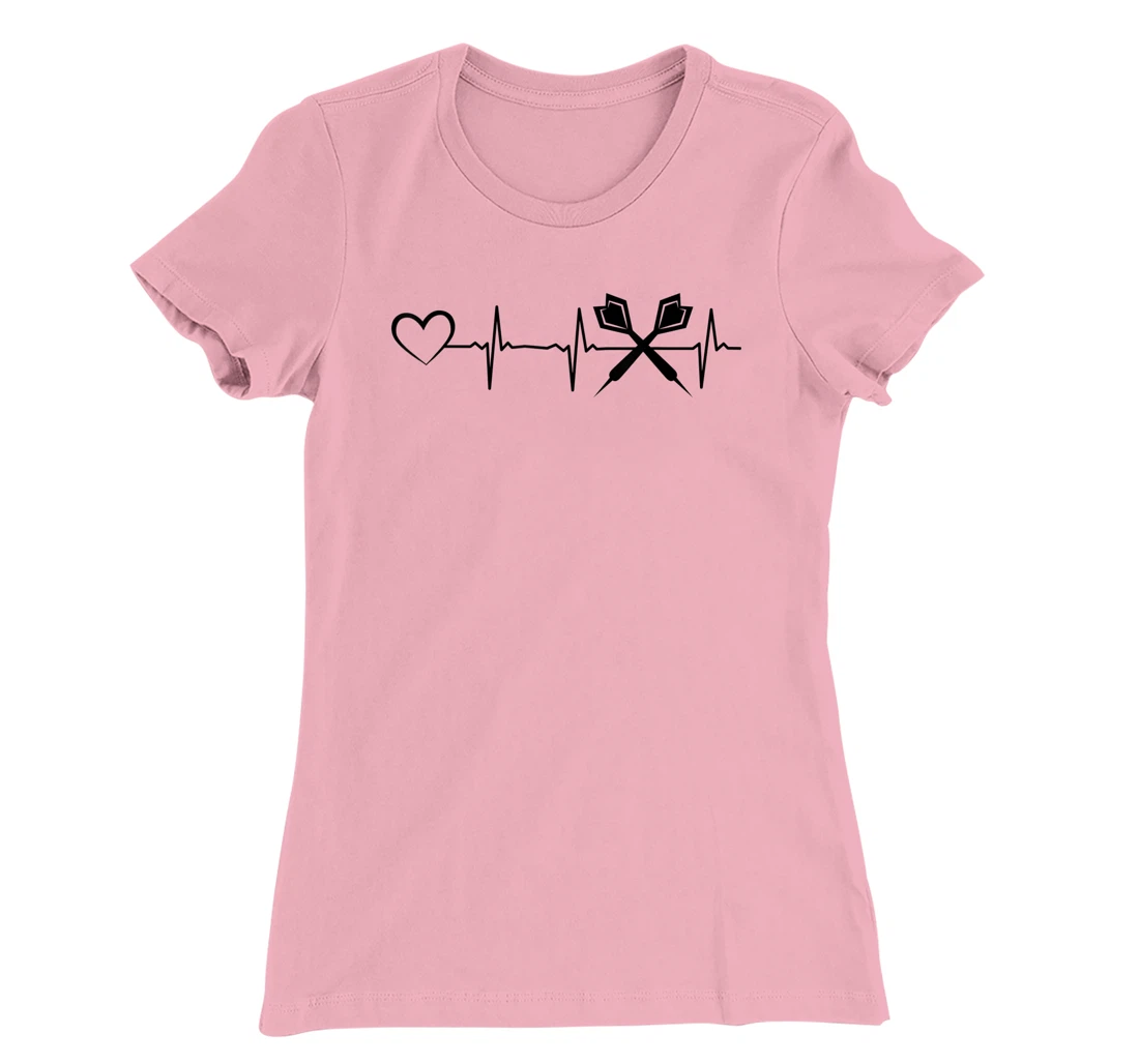 Darts Heartbeat Heart EKG Heartline Darts Game Darts Player T-Shirt, Kid T-Shirt and Women T-Shirt
