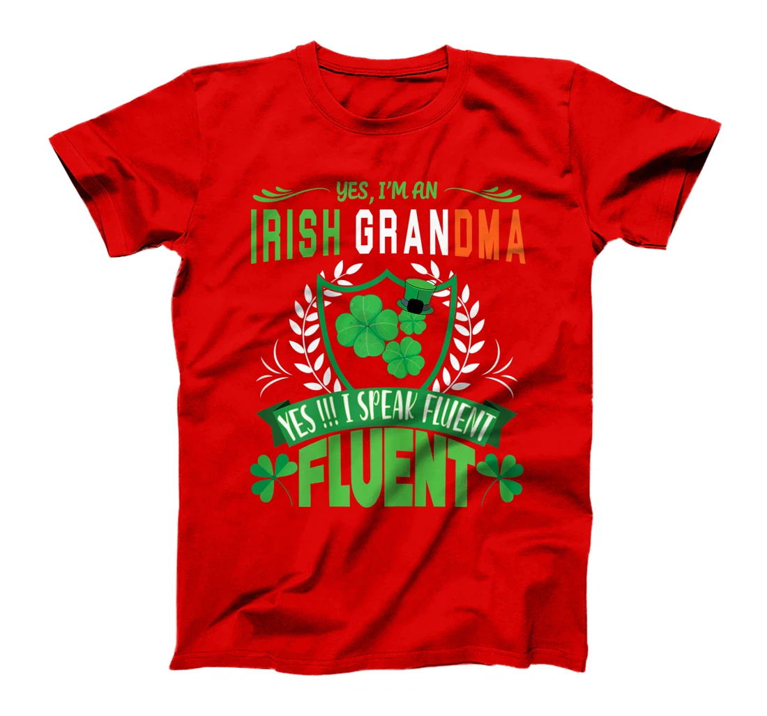 I'm An Irish Grandma St Patrick's Day Women Shamrock Gifts T-Shirt, Women T-Shirt