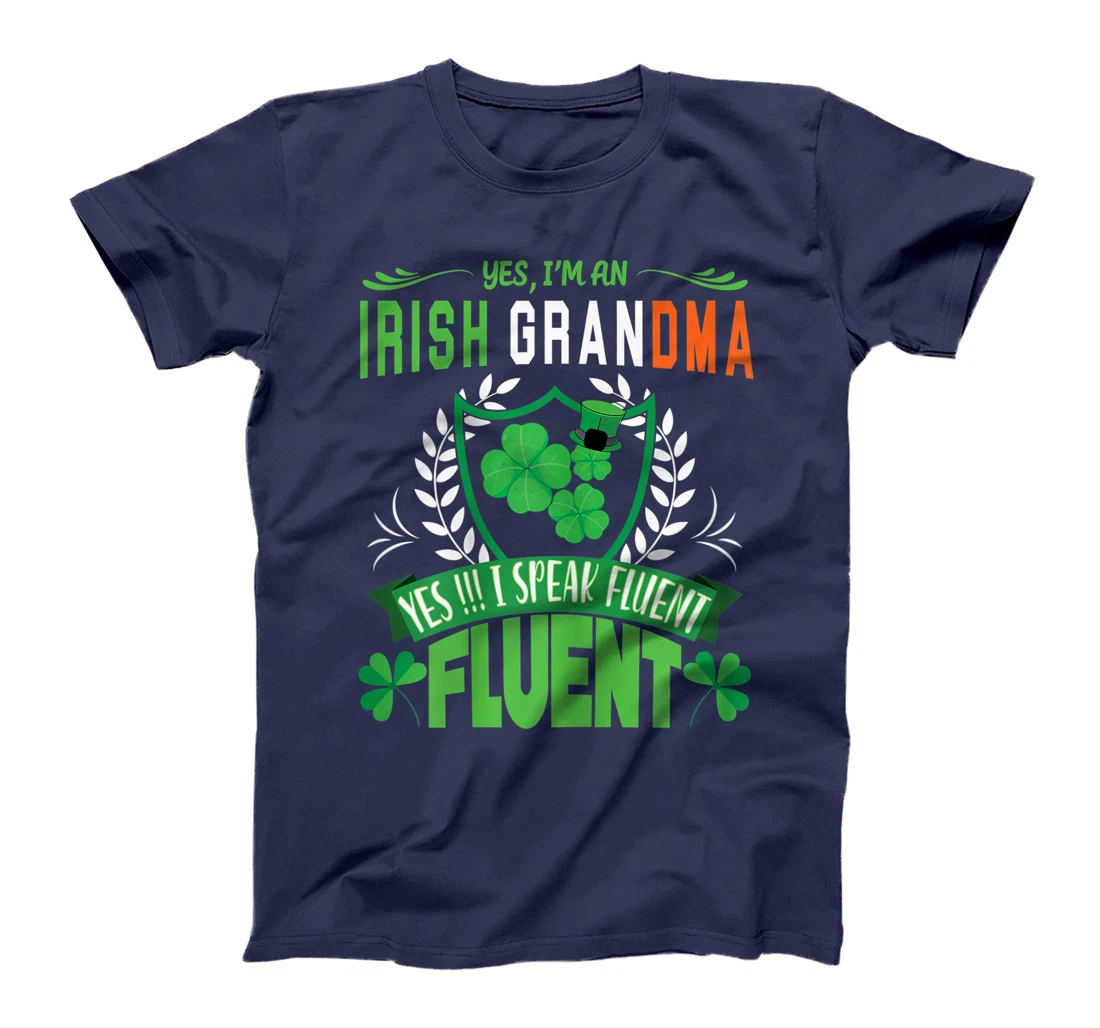 I'm An Irish Grandma St Patrick's Day Women Shamrock Gifts T-Shirt, Women T-Shirt
