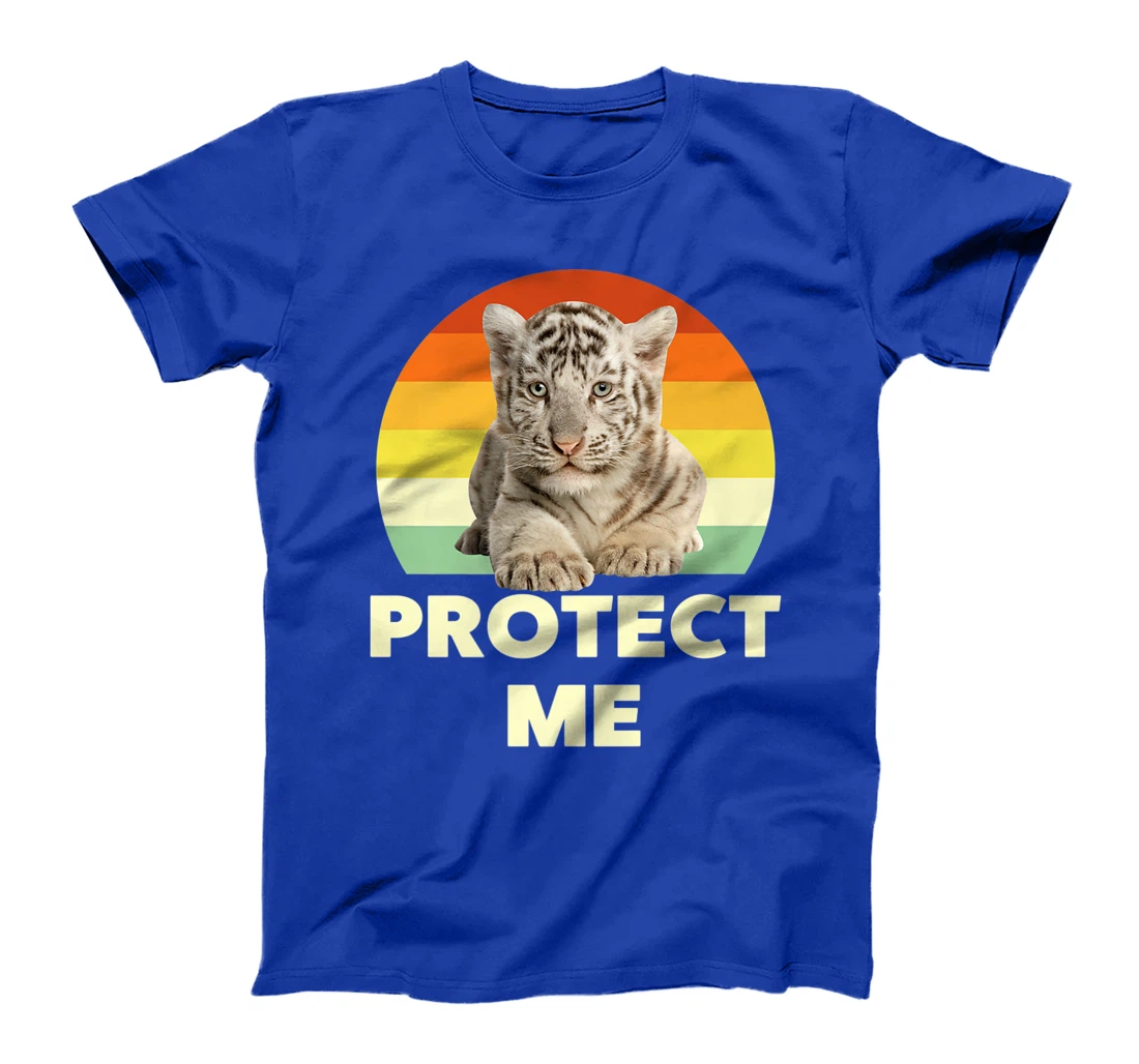 Protect Me Vintage Funny Baby Tigers Novelty Graphic Designs T-Shirt, Kid T-Shirt and Women T-Shirt