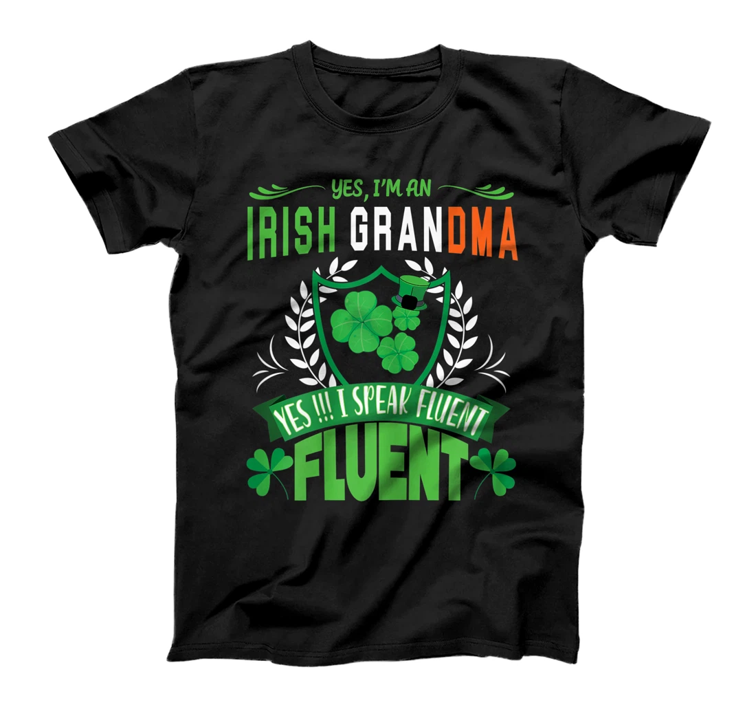 I'm An Irish Grandma St Patrick's Day Women Shamrock Gifts T-Shirt, Women T-Shirt