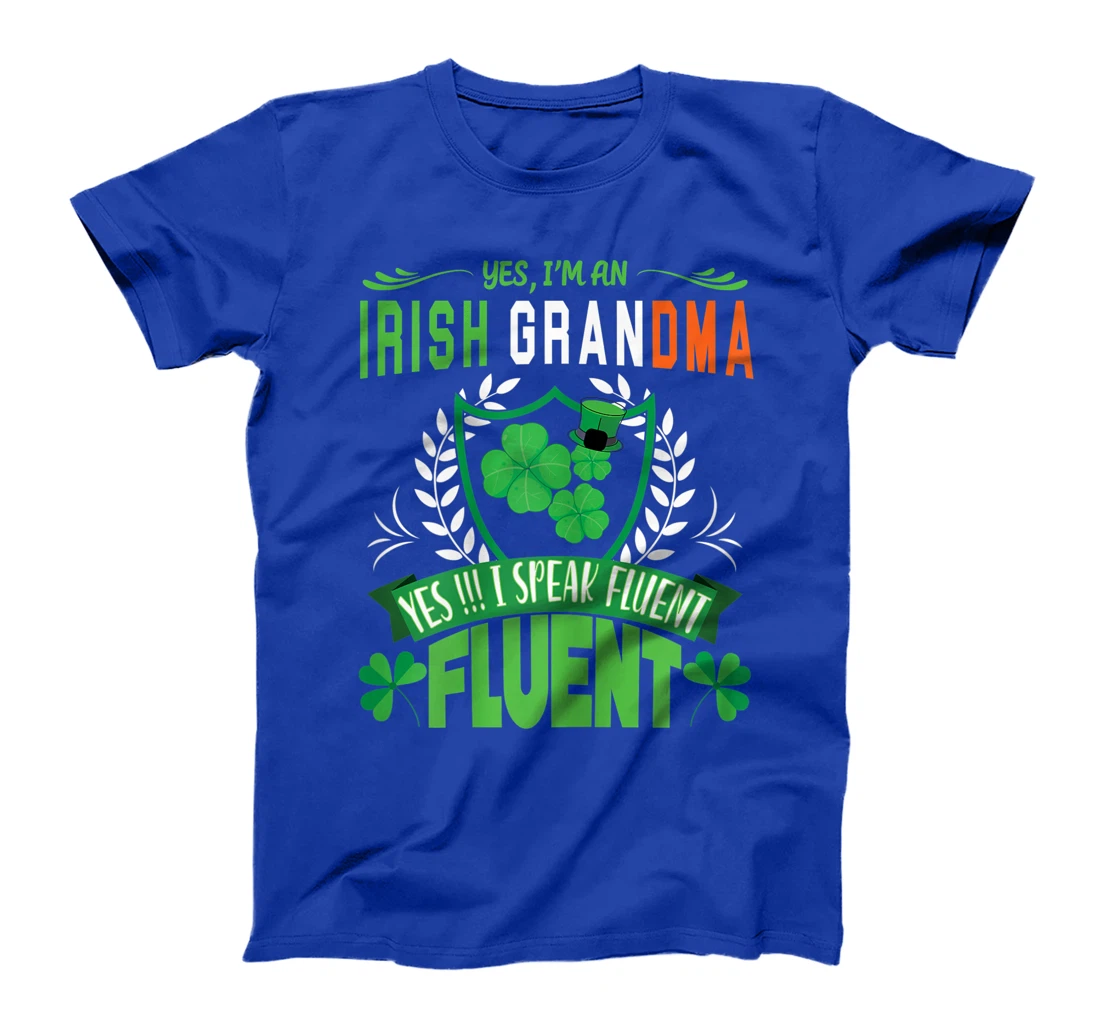 I'm An Irish Grandma St Patrick's Day Women Shamrock Gifts T-Shirt, Women T-Shirt