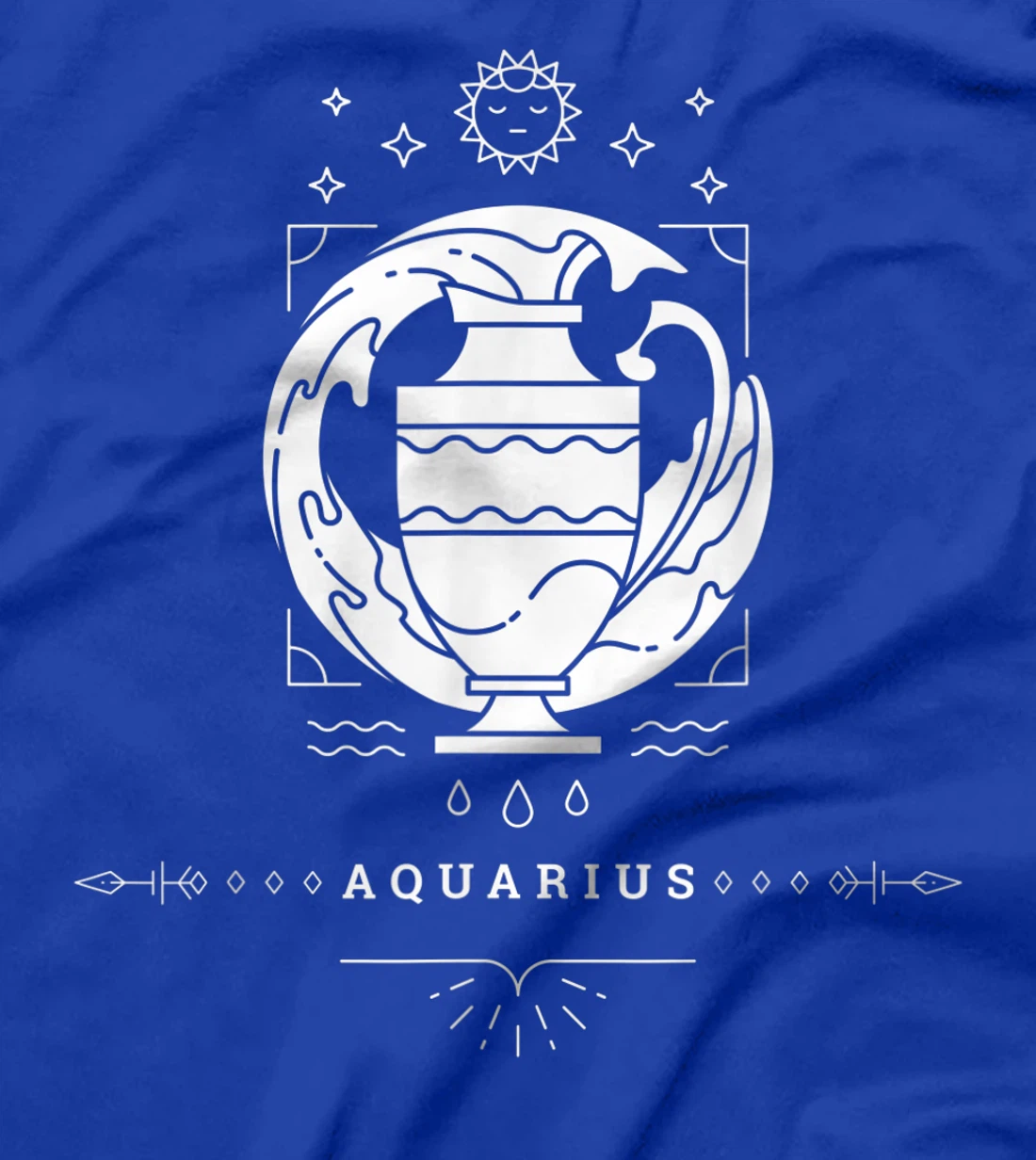 Aquarius Zodiac Sign Novelty Graphic Tees & Cool Designs T-Shirt, Kid T-Shirt and Women T-Shirt