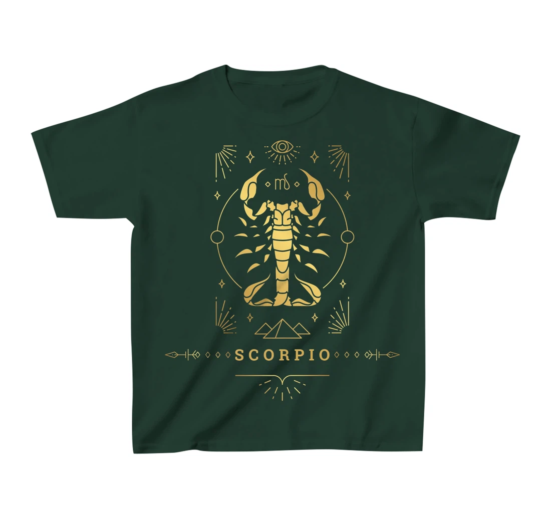 Cool Scorpio Zodiac Sign Novelty Graphic Tees & Cool Designs T-Shirt, Kid T-Shirt and Women T-Shirt