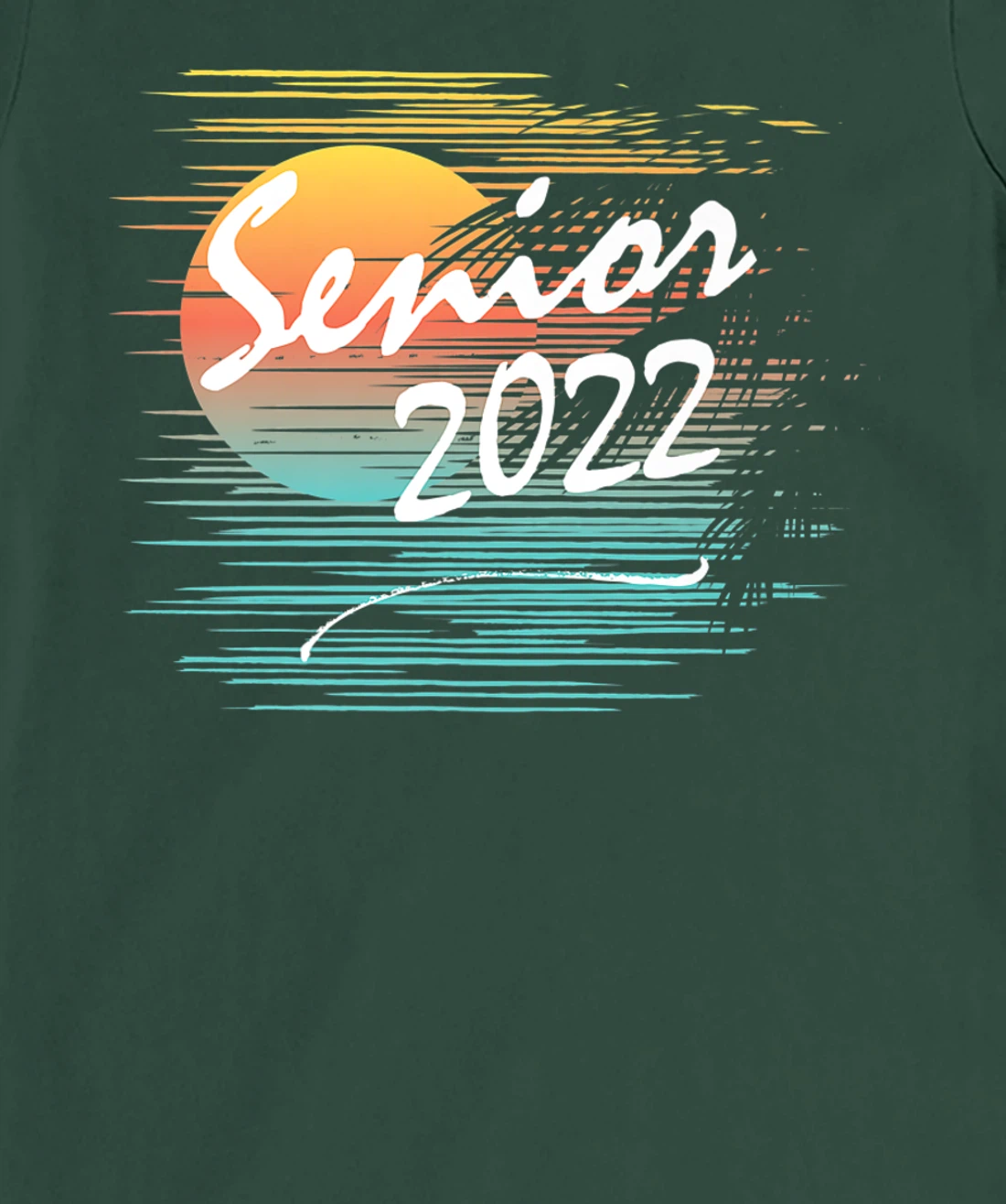 Senior 2022 High School, College Graduate, Hawaiian Vibe T-Shirt, Women T-Shirt