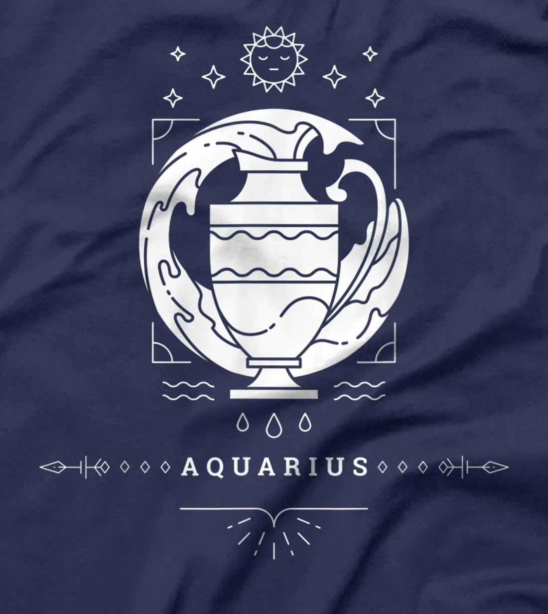 Aquarius Zodiac Sign Novelty Graphic Tees & Cool Designs T-Shirt, Kid T-Shirt and Women T-Shirt