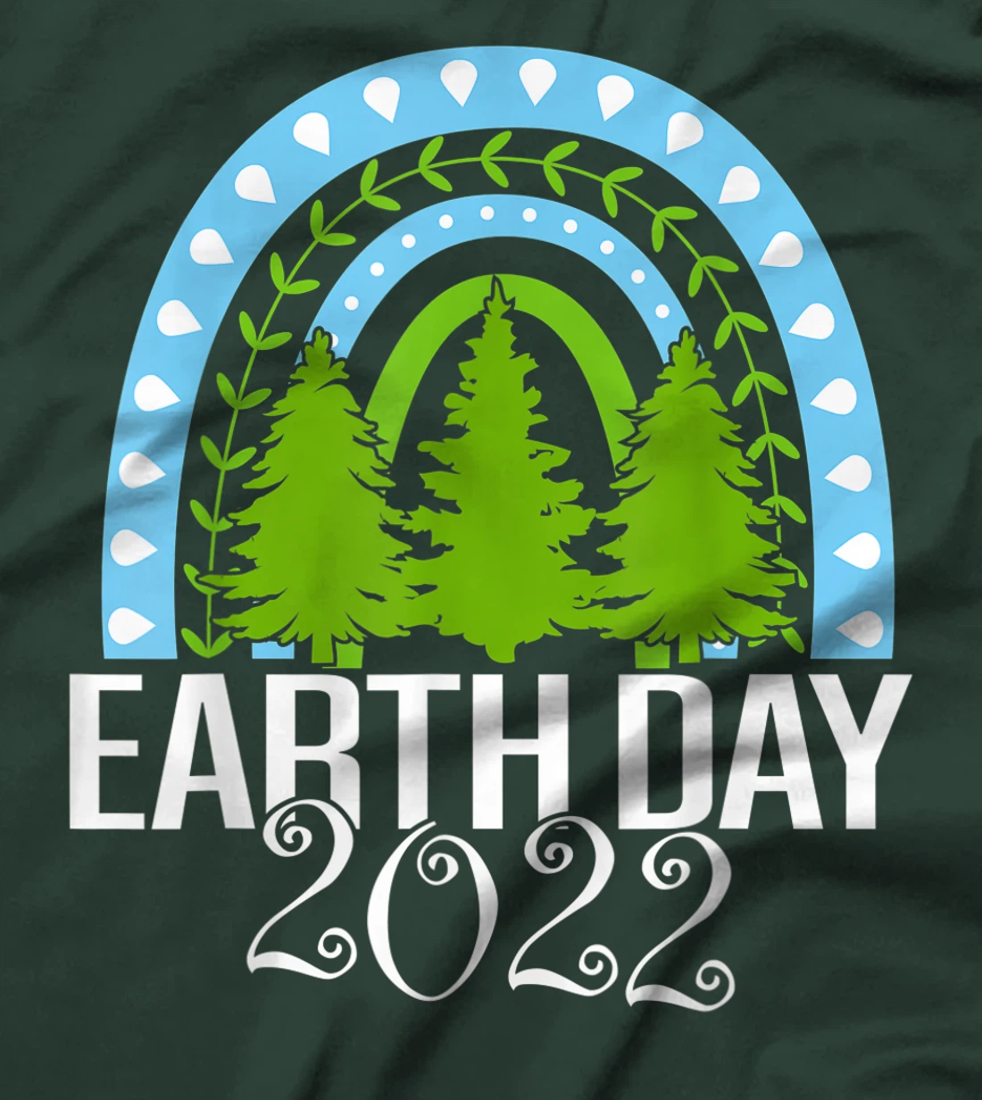 Earth Day Everyday Rainbow Pine Tree Tee Conservation 2022 T-Shirt, Kid T-Shirt and Women T-Shirt