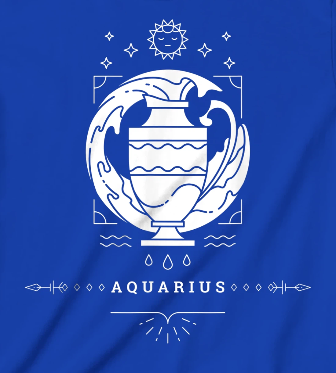 Aquarius Zodiac Sign Novelty Graphic Tees & Cool Designs T-Shirt, Kid T-Shirt and Women T-Shirt