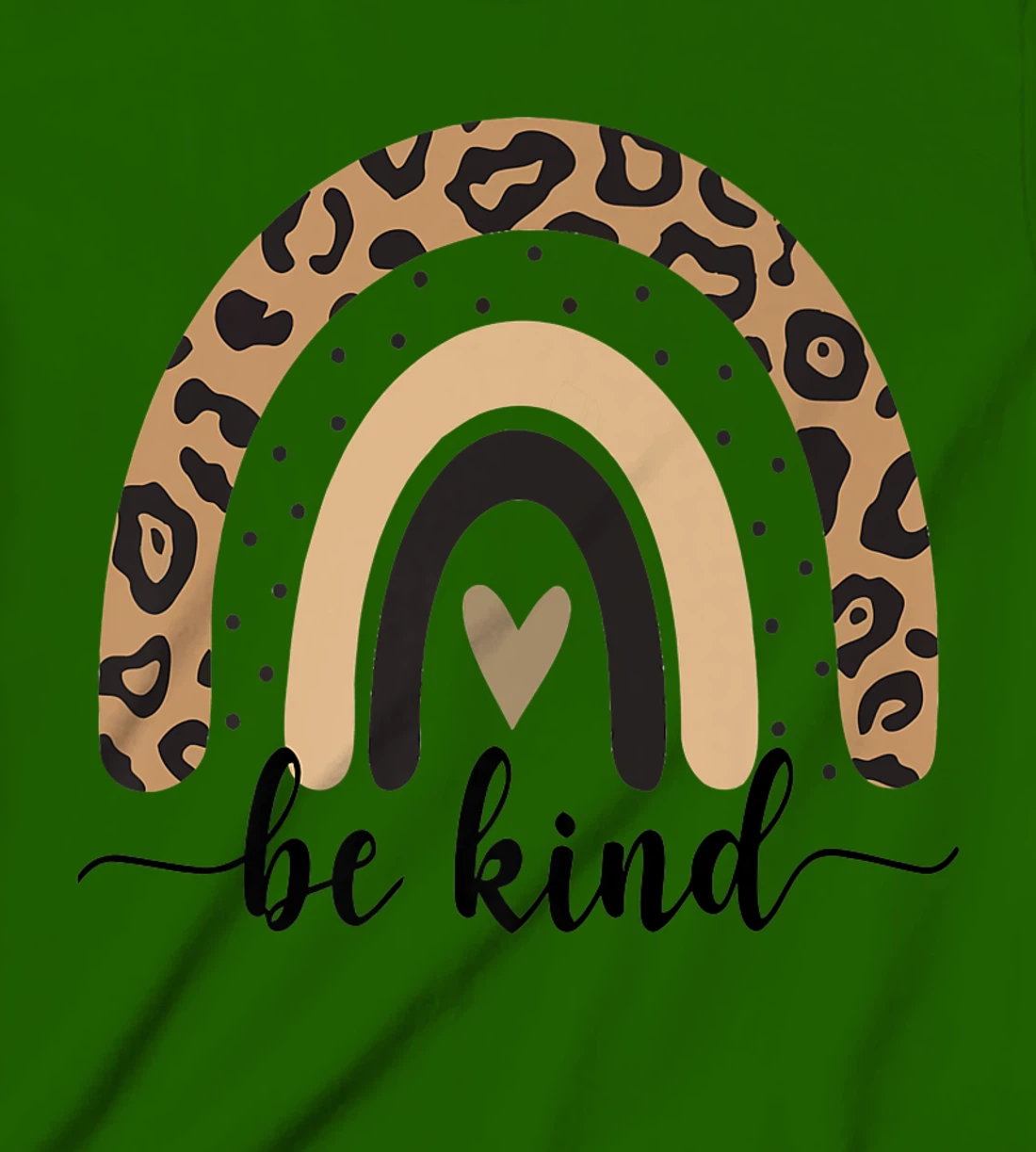 Be Kind Leopard Rainbow Kindness inspirational girls Be Kind T-Shirt, Kid T-Shirt and Women T-Shirt