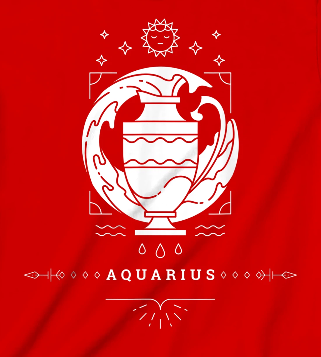 Aquarius Zodiac Sign Novelty Graphic Tees & Cool Designs T-Shirt, Kid T-Shirt and Women T-Shirt