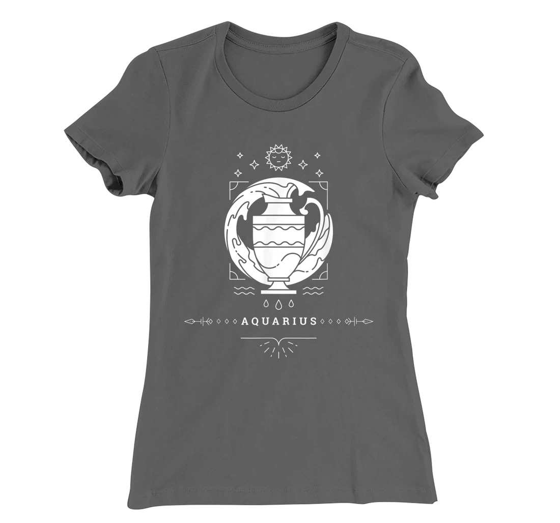 Aquarius Zodiac Sign Novelty Graphic Tees & Cool Designs T-Shirt, Kid T-Shirt and Women T-Shirt