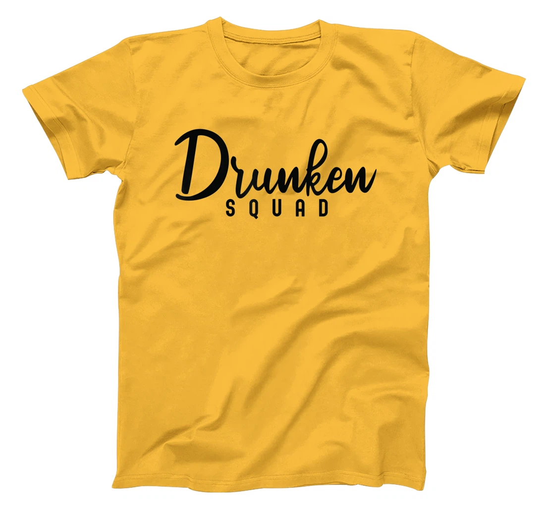 Funny Drinking of Whisky Beer time Drunker Drunken Squad T-Shirt, Women T-Shirt
