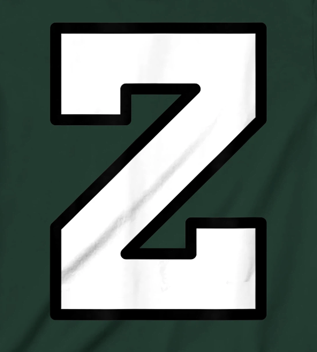 Letter Z Capital Alphabet Varsity Monogram Initial T-Shirt, Kid T-Shirt and Women T-Shirt