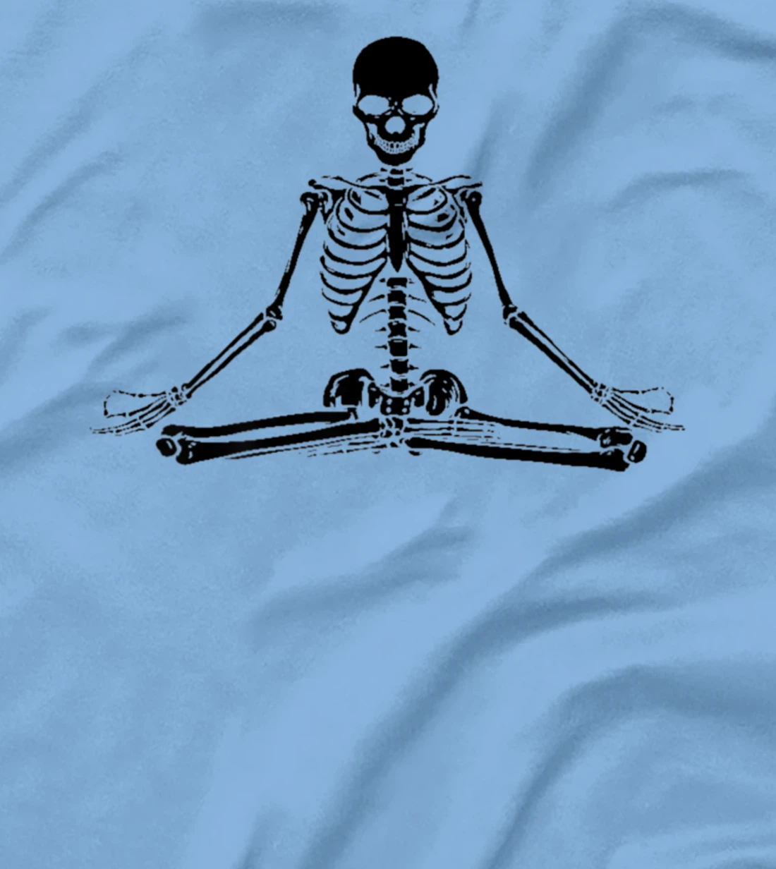Human Skeleton Makes Yoga Yoga Motif Shirt, Palatis T-Shirt, Women T-Shirt