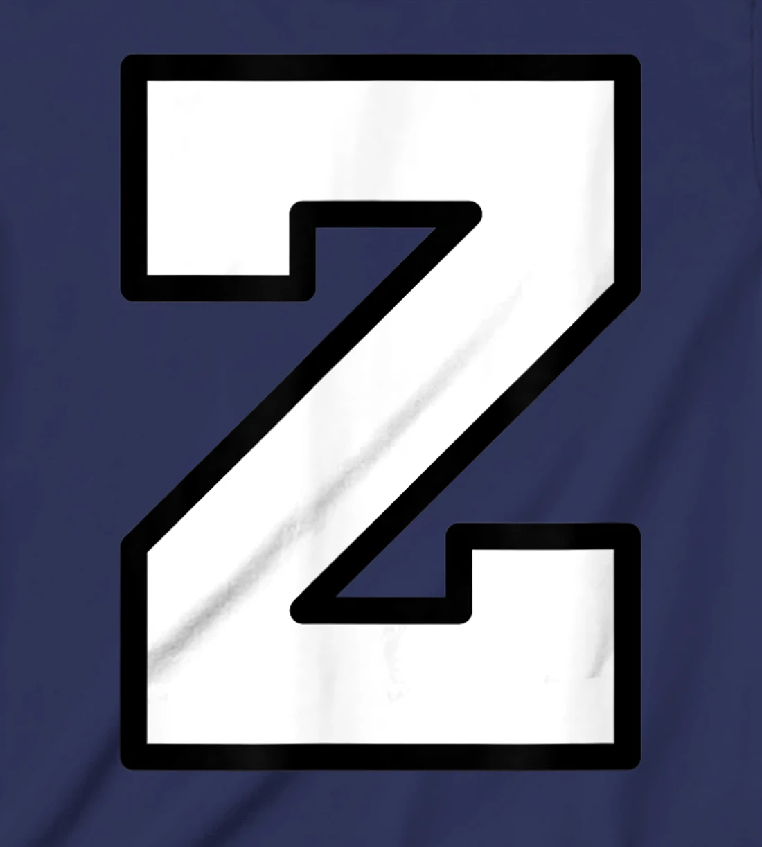 Letter Z Capital Alphabet Varsity Monogram Initial T-Shirt, Kid T-Shirt and Women T-Shirt