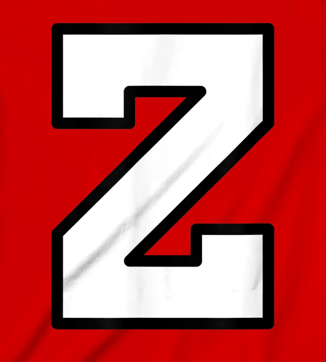 Letter Z Capital Alphabet Varsity Monogram Initial T-Shirt, Kid T-Shirt and Women T-Shirt