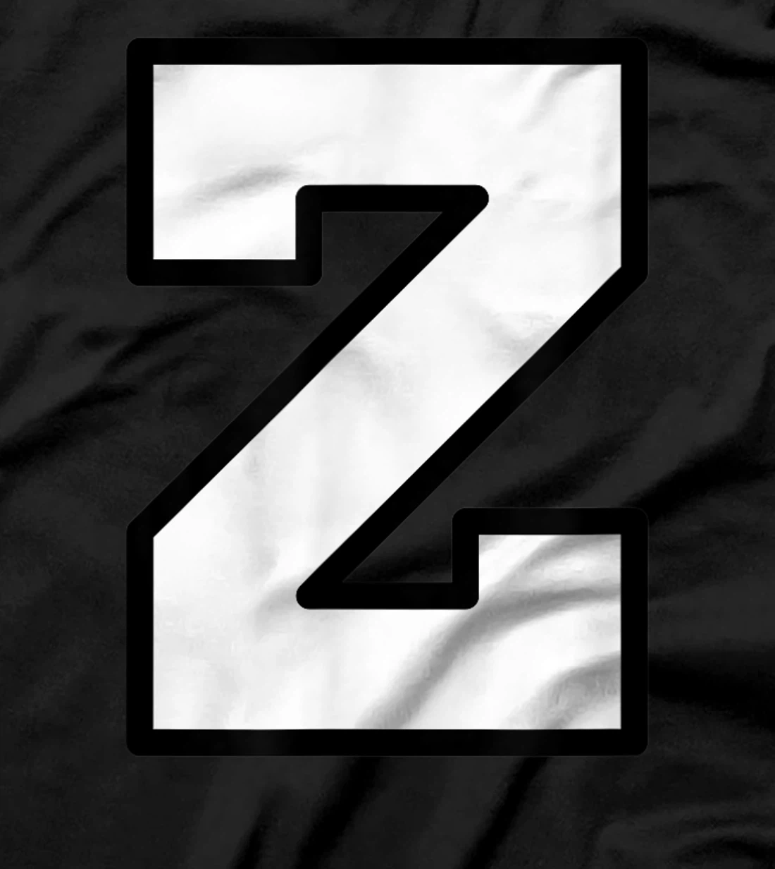 Letter Z Capital Alphabet Varsity Monogram Initial T-Shirt, Kid T-Shirt and Women T-Shirt
