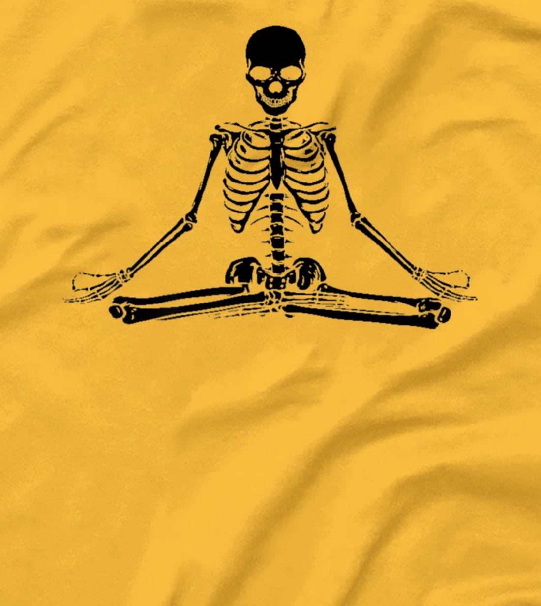 Human Skeleton Makes Yoga Yoga Motif Shirt, Palatis T-Shirt, Women T-Shirt