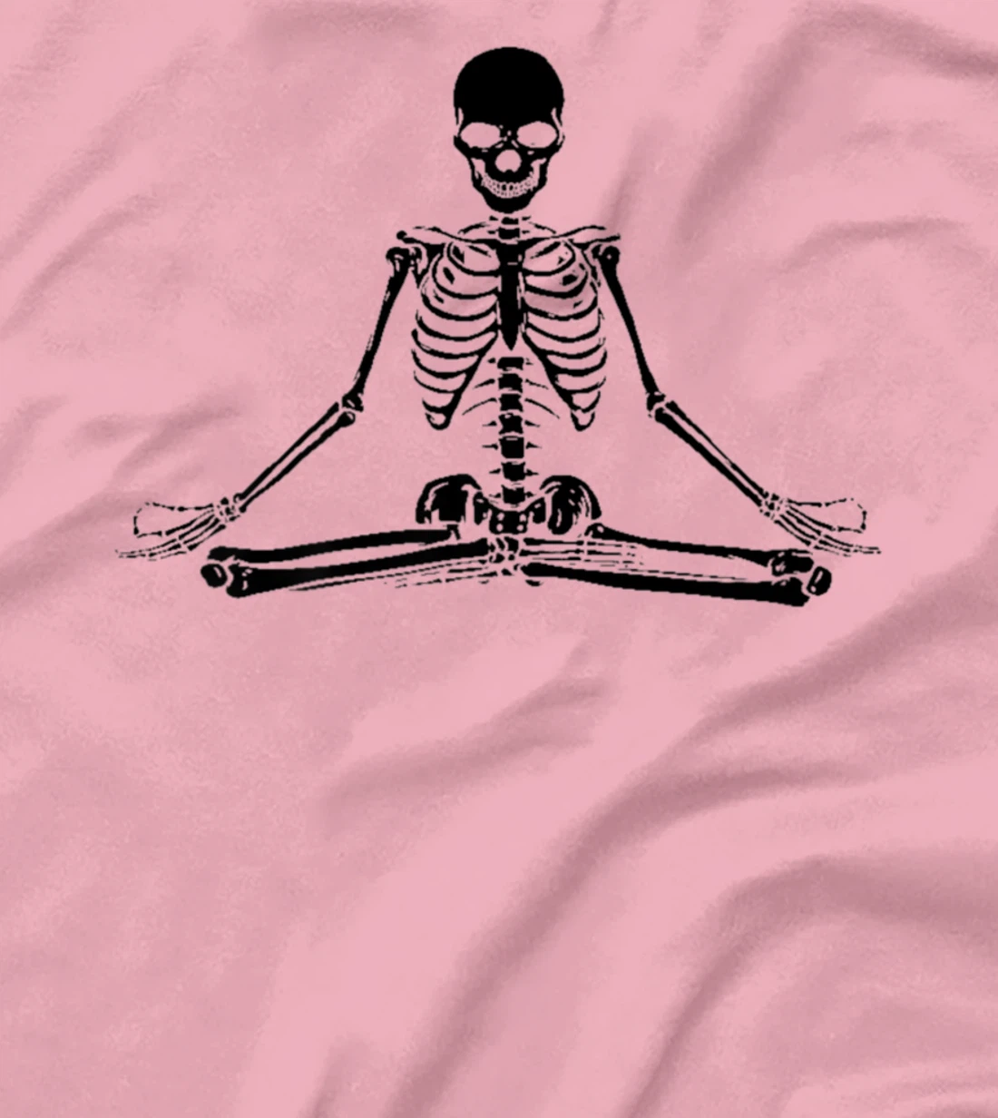 Human Skeleton Makes Yoga Yoga Motif Shirt, Palatis T-Shirt, Women T-Shirt