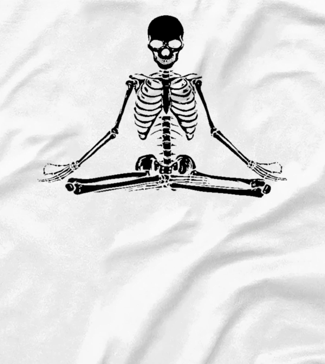 Human Skeleton Makes Yoga Yoga Motif Shirt, Palatis T-Shirt, Women T-Shirt