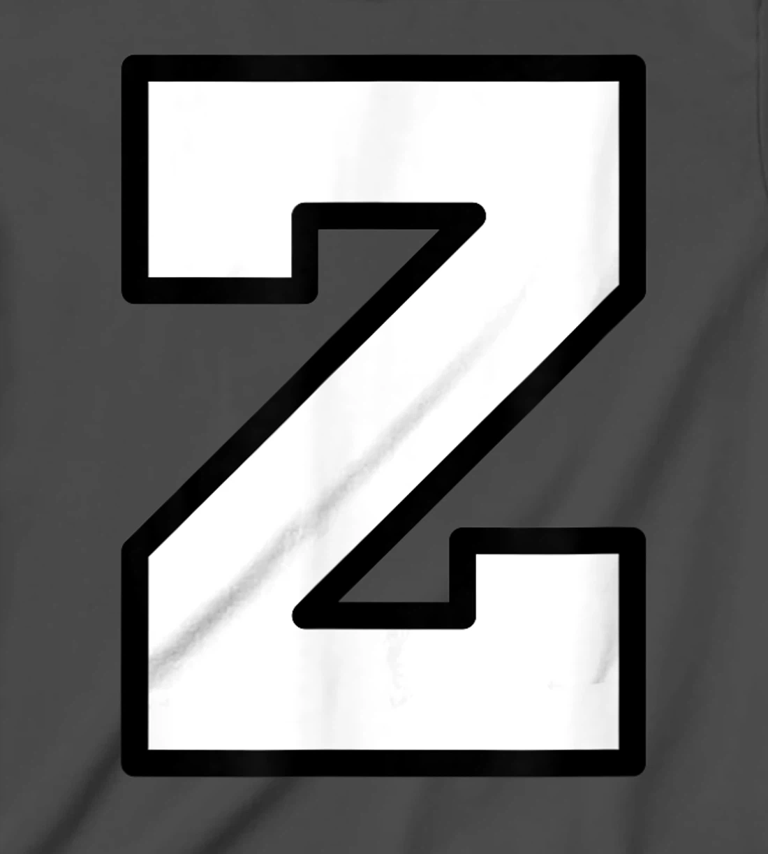 Letter Z Capital Alphabet Varsity Monogram Initial T-Shirt, Kid T-Shirt and Women T-Shirt