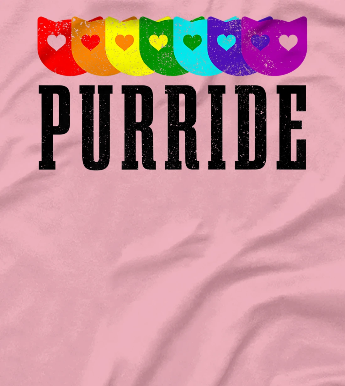 LGBTQ Cat Purride Gay Pride Month Rainbow Flag LGBT Queer T-Shirt, Women T-Shirt