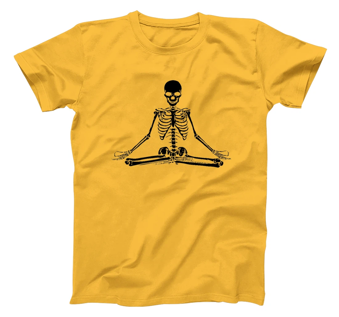 Human Skeleton Makes Yoga Yoga Motif Shirt, Palatis T-Shirt, Women T-Shirt