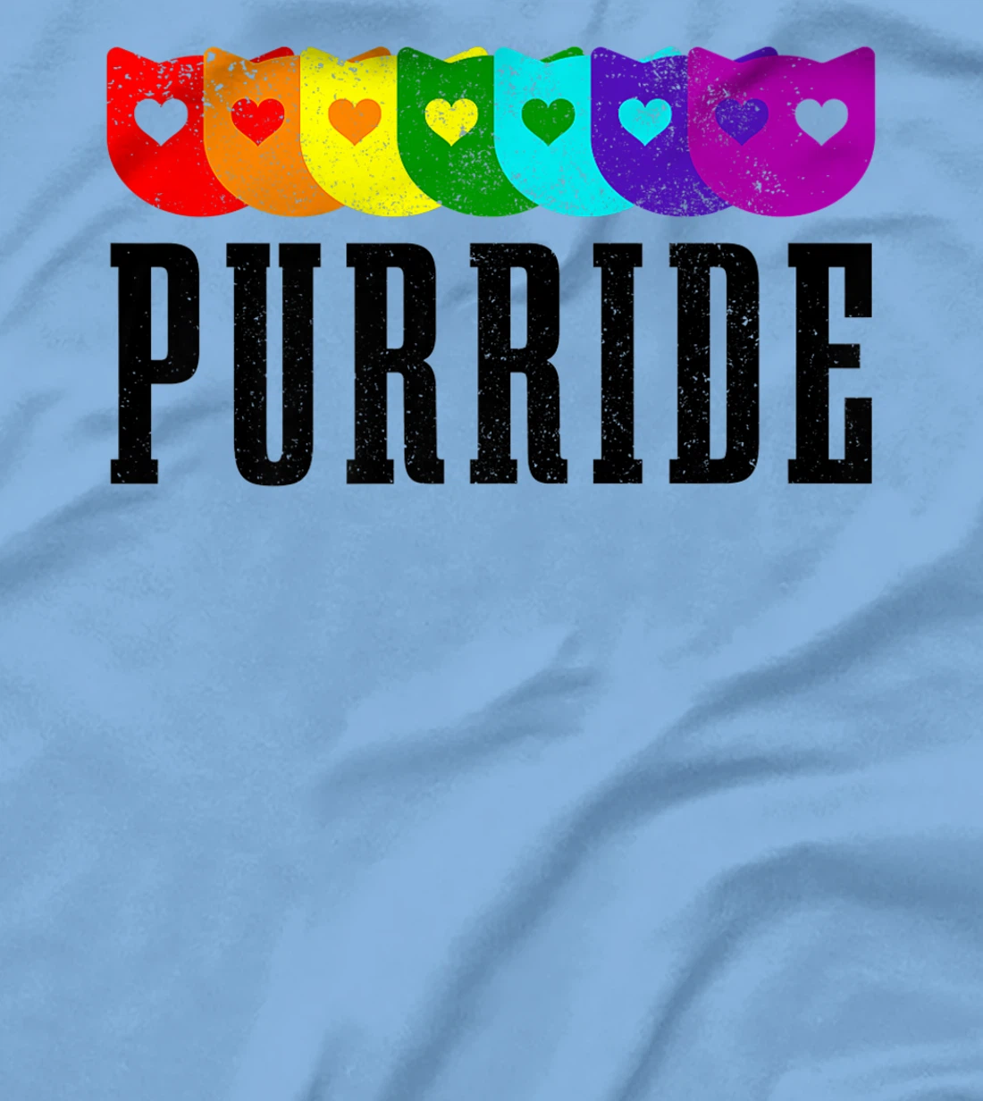 LGBTQ Cat Purride Gay Pride Month Rainbow Flag LGBT Queer T-Shirt, Women T-Shirt