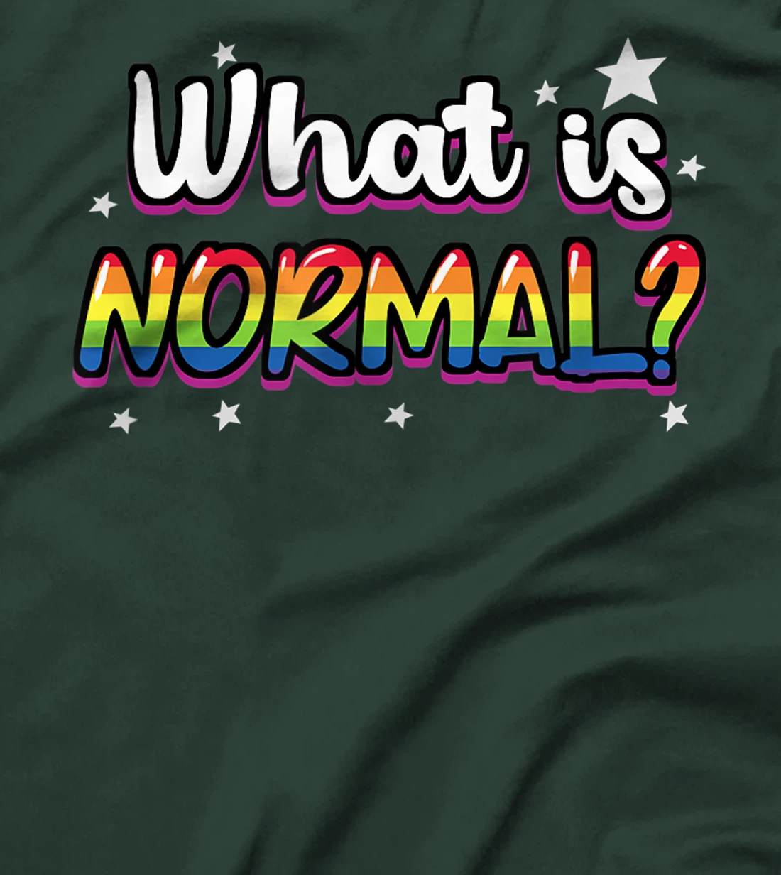 Whats Normal Lesbian Bisexual Trans Gay Pride T-Shirt, Women T-Shirt
