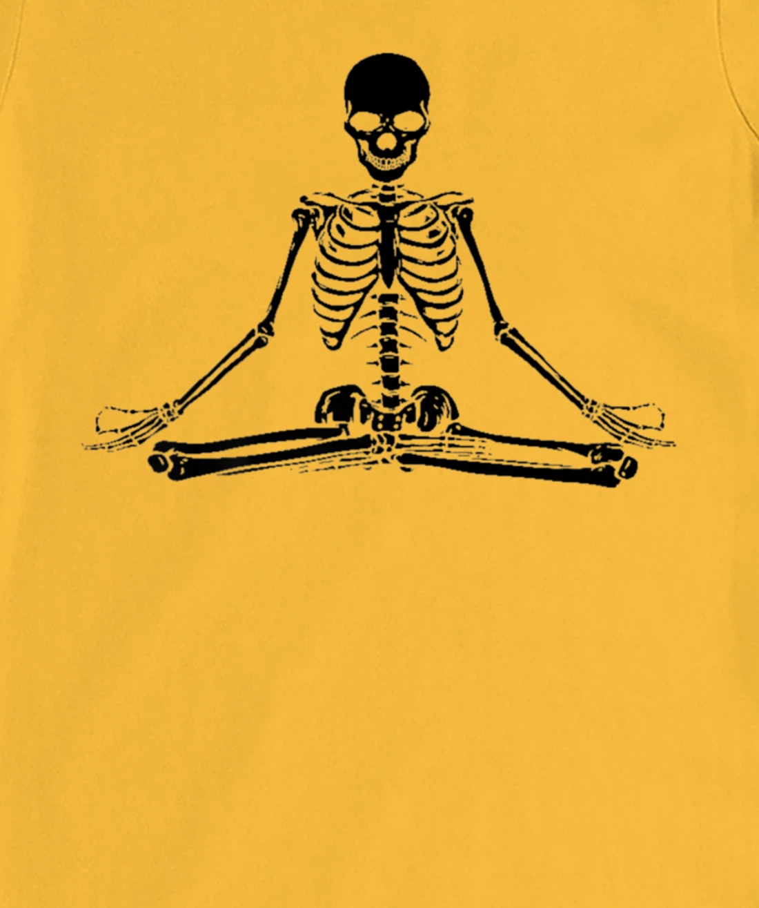 Human Skeleton Makes Yoga Yoga Motif Shirt, Palatis T-Shirt, Women T-Shirt