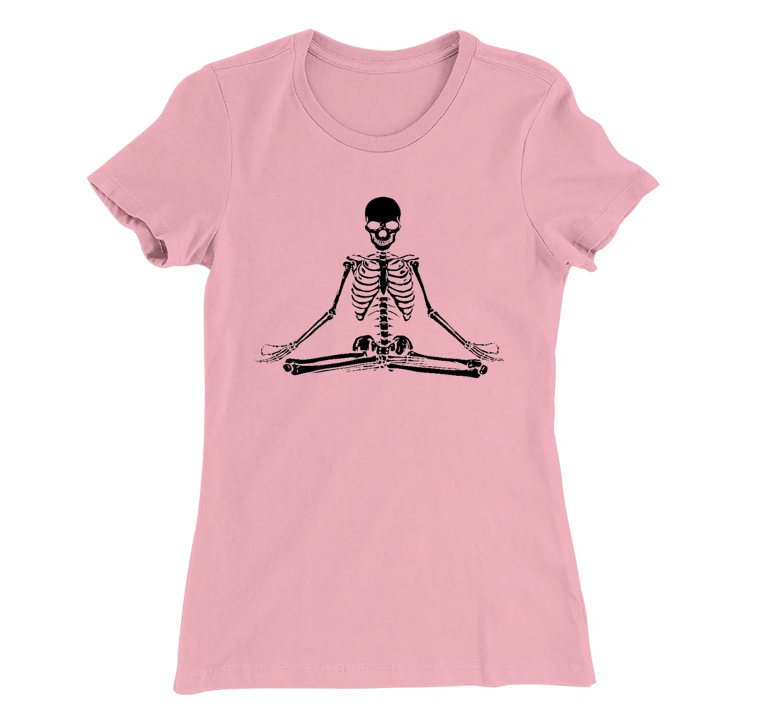 Human Skeleton Makes Yoga Yoga Motif Shirt, Palatis T-Shirt, Women T-Shirt