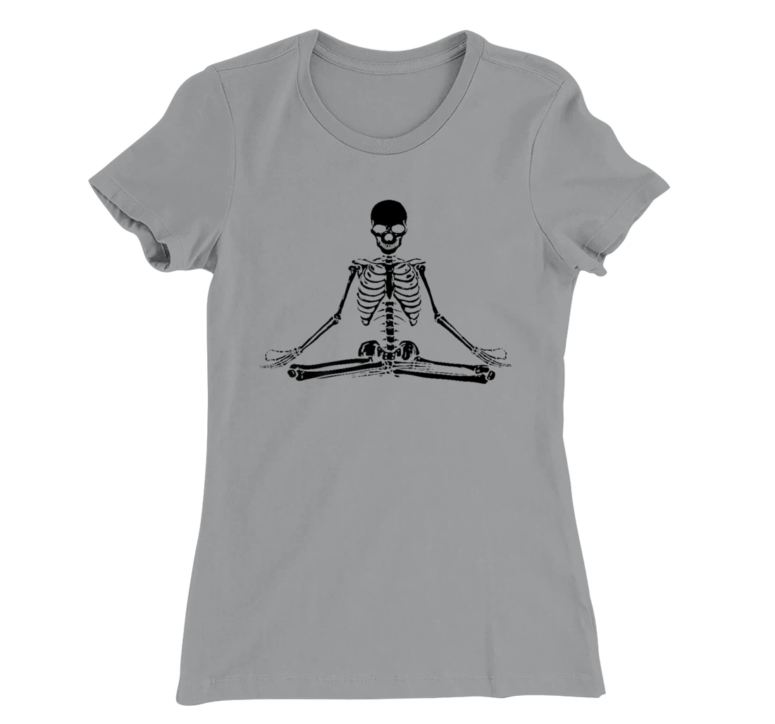 Human Skeleton Makes Yoga Yoga Motif Shirt, Palatis T-Shirt, Women T-Shirt