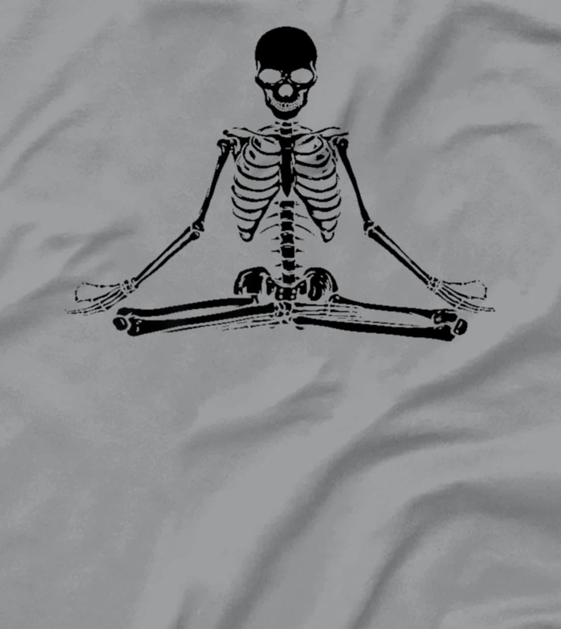 Human Skeleton Makes Yoga Yoga Motif Shirt, Palatis T-Shirt, Women T-Shirt