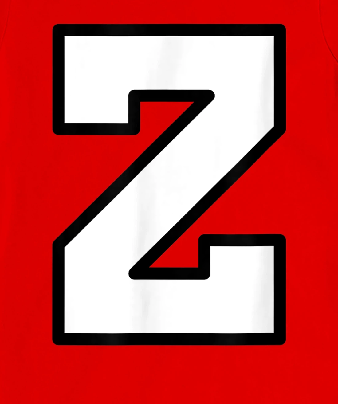 Letter Z Capital Alphabet Varsity Monogram Initial T-Shirt, Kid T-Shirt and Women T-Shirt