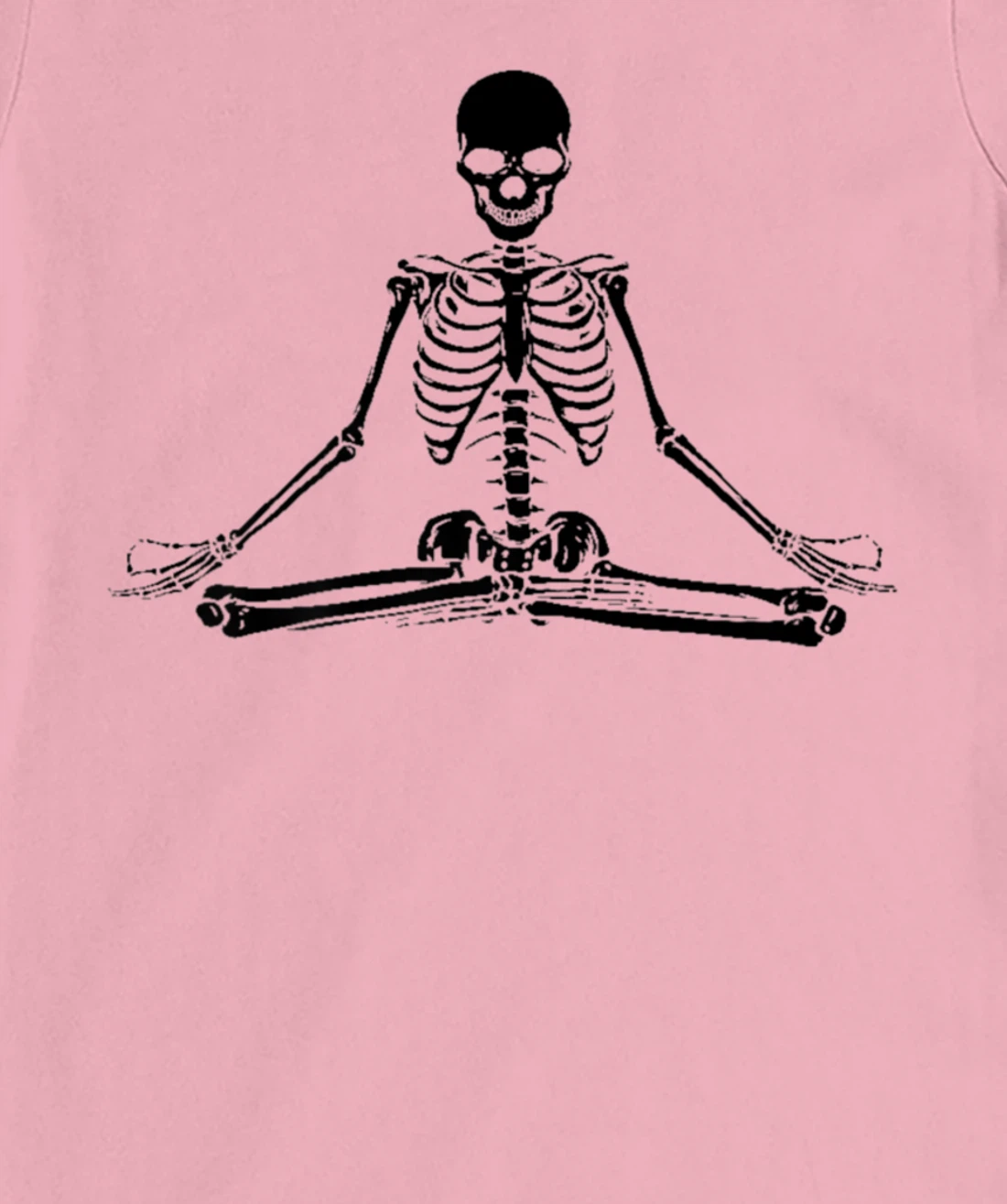 Human Skeleton Makes Yoga Yoga Motif Shirt, Palatis T-Shirt, Women T-Shirt