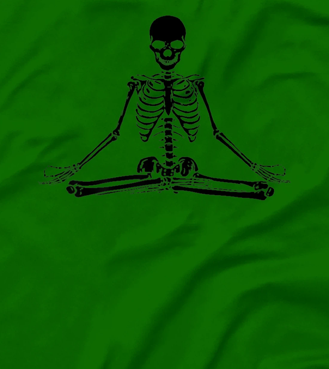 Human Skeleton Makes Yoga Yoga Motif Shirt, Palatis T-Shirt, Women T-Shirt