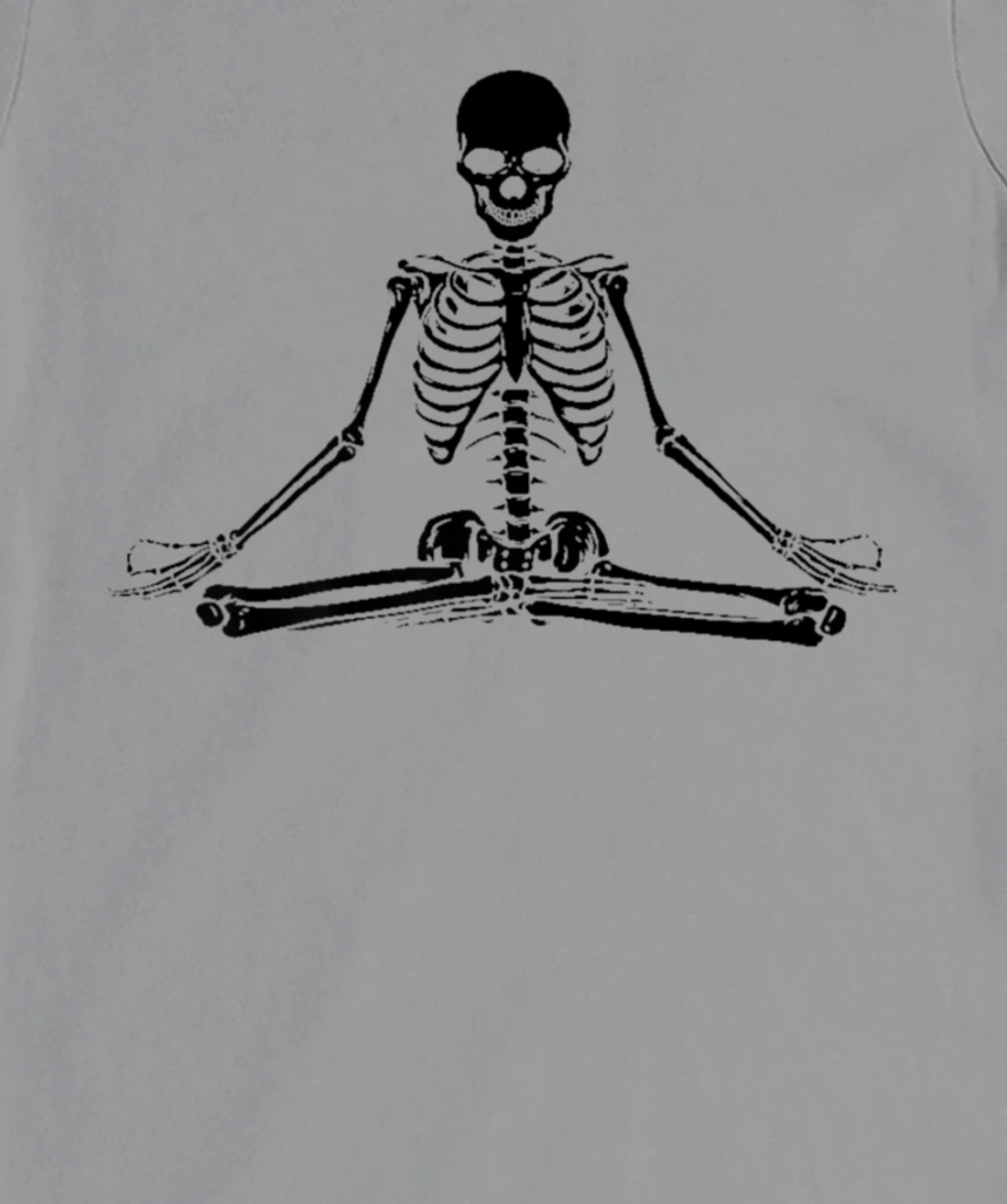 Human Skeleton Makes Yoga Yoga Motif Shirt, Palatis T-Shirt, Women T-Shirt
