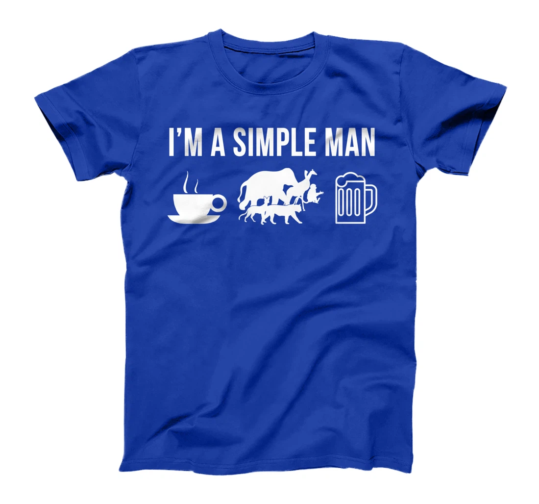 Funny Zookeeper Job Zookeeping Career Simple Man T-Shirt