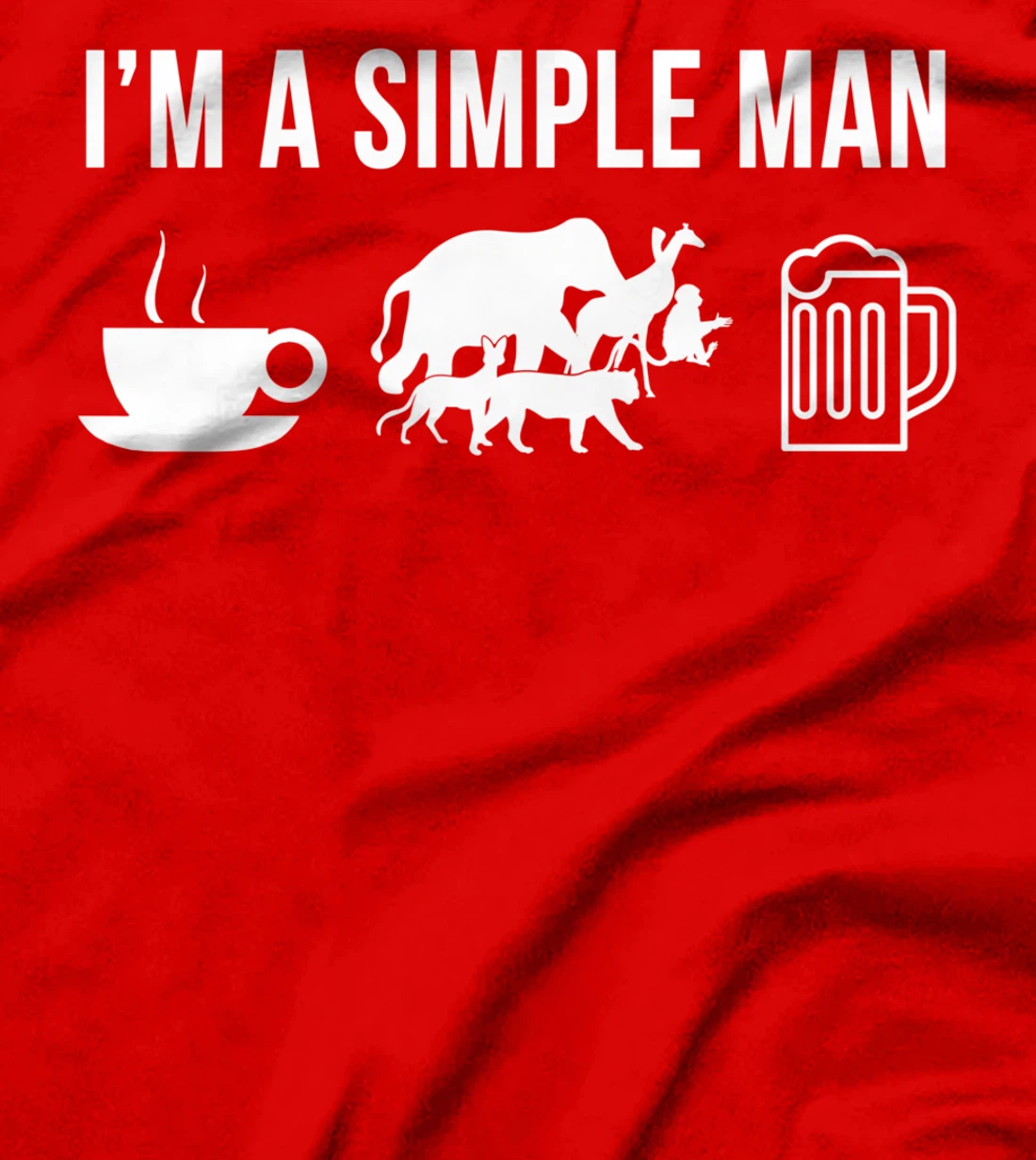 Funny Zookeeper Job Zookeeping Career Simple Man T-Shirt