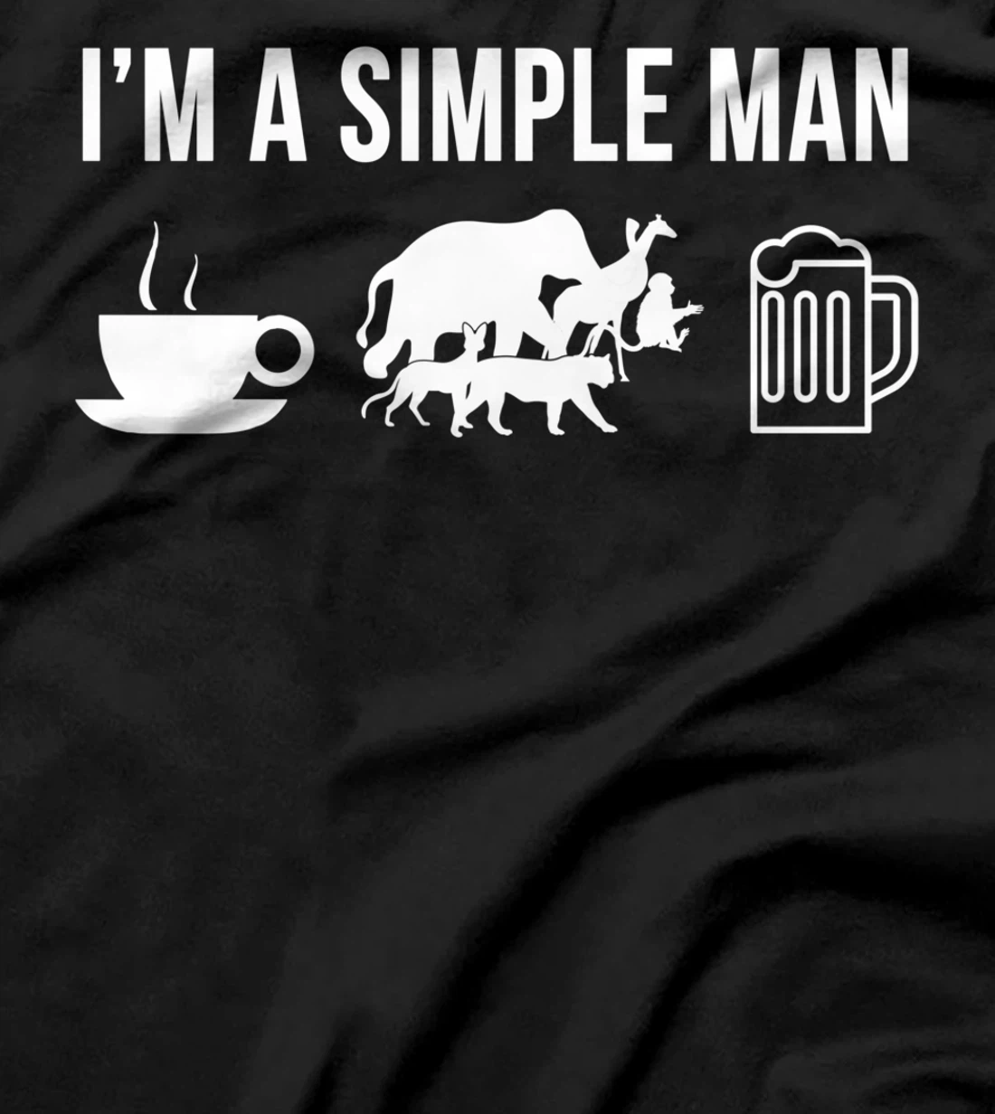 Funny Zookeeper Job Zookeeping Career Simple Man T-Shirt