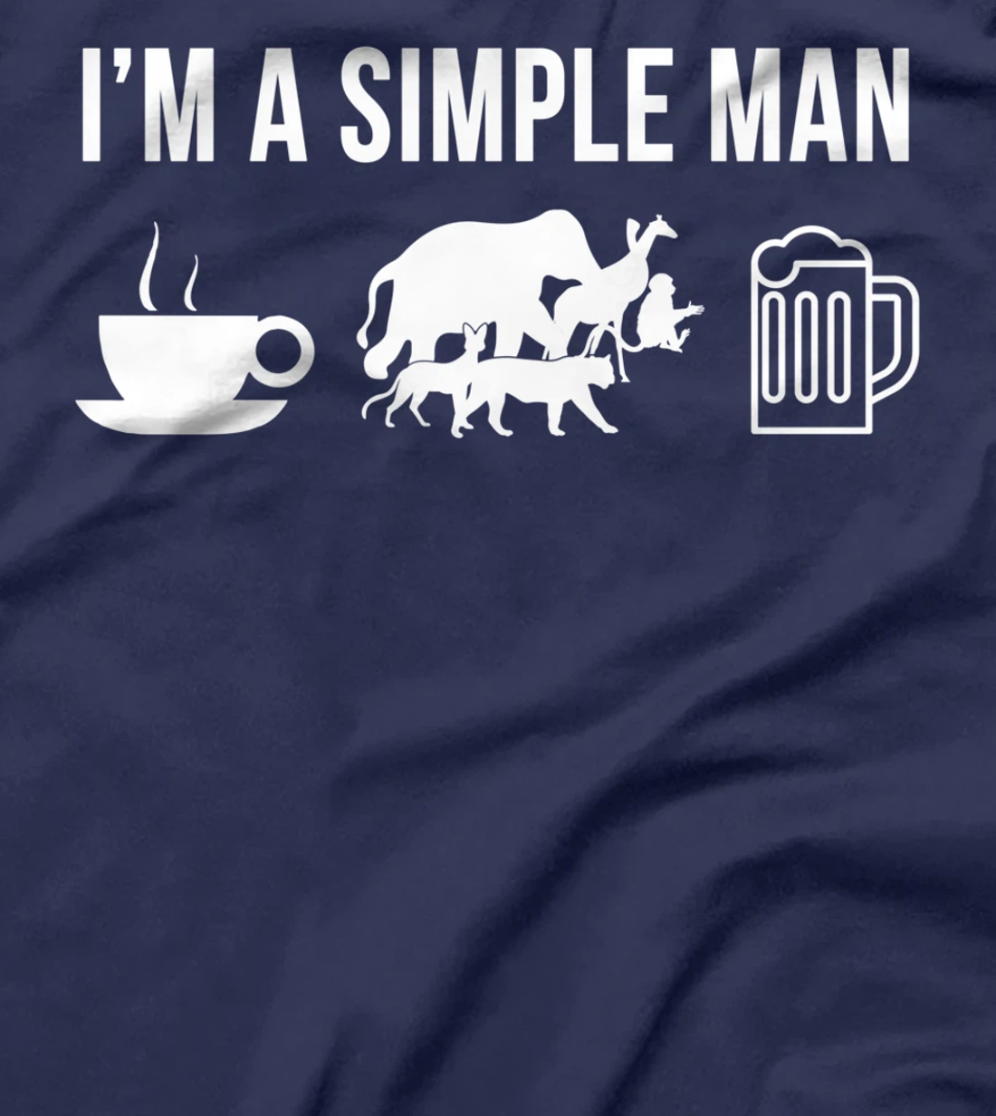 Funny Zookeeper Job Zookeeping Career Simple Man T-Shirt