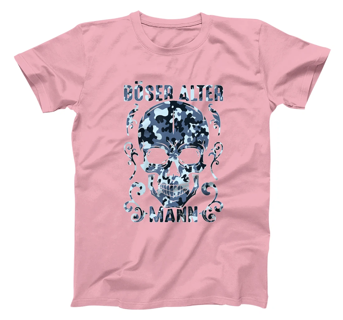 Bad old man skull camouflage T-Shirt, Women T-Shirt