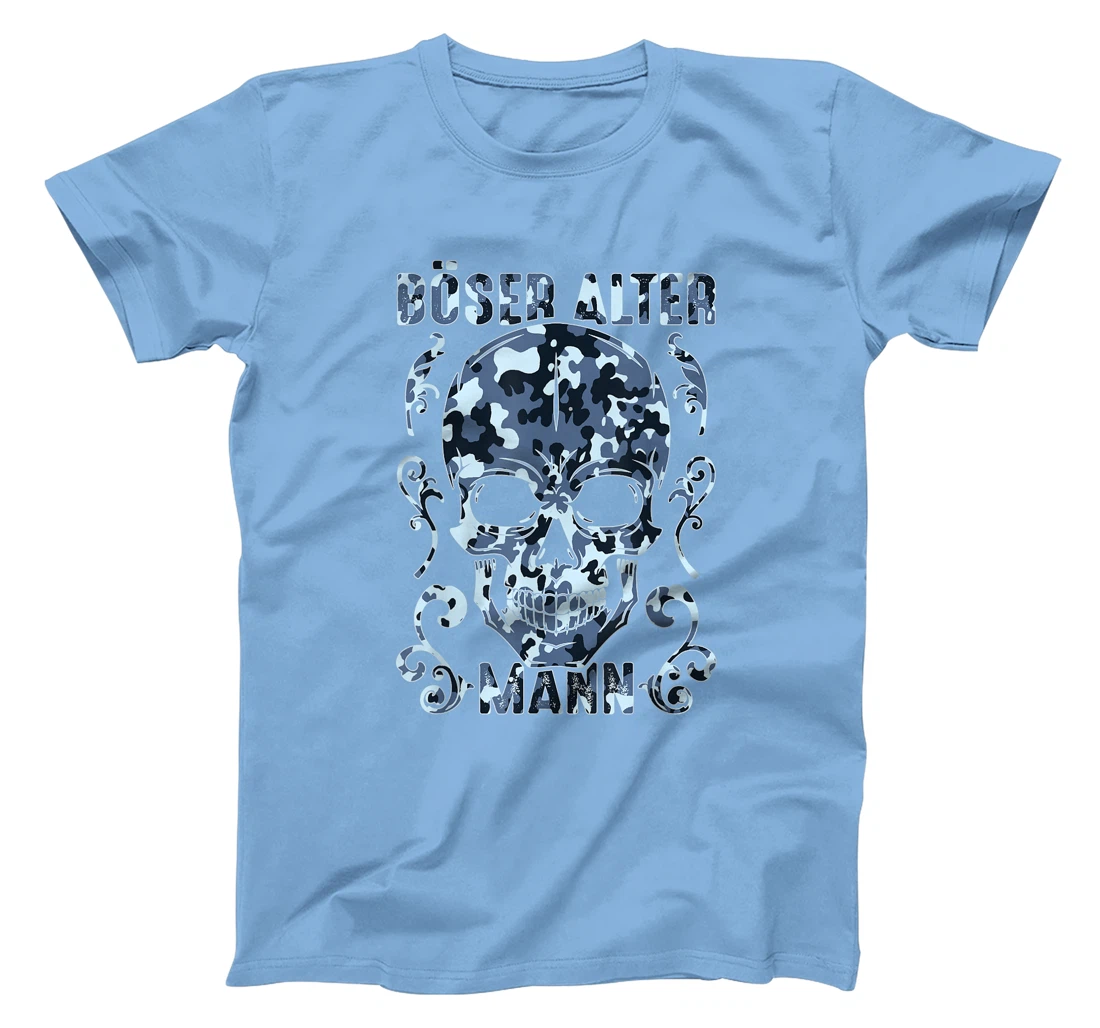 Bad old man skull camouflage T-Shirt, Women T-Shirt