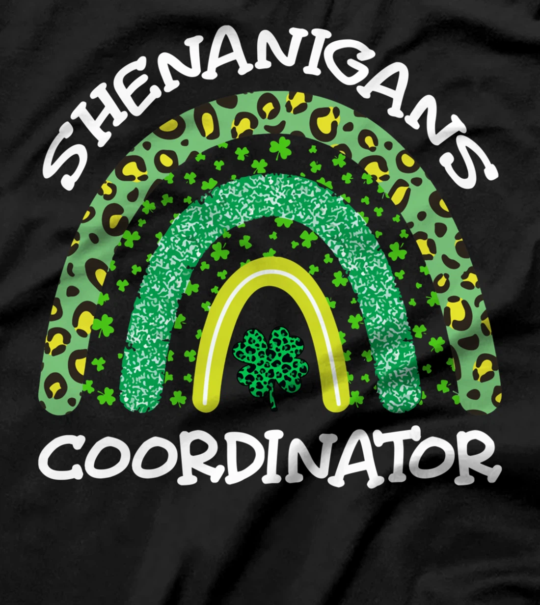Shenanigans Coordinator Rainbow St Patricks Day Teacher Gift T-Shirt