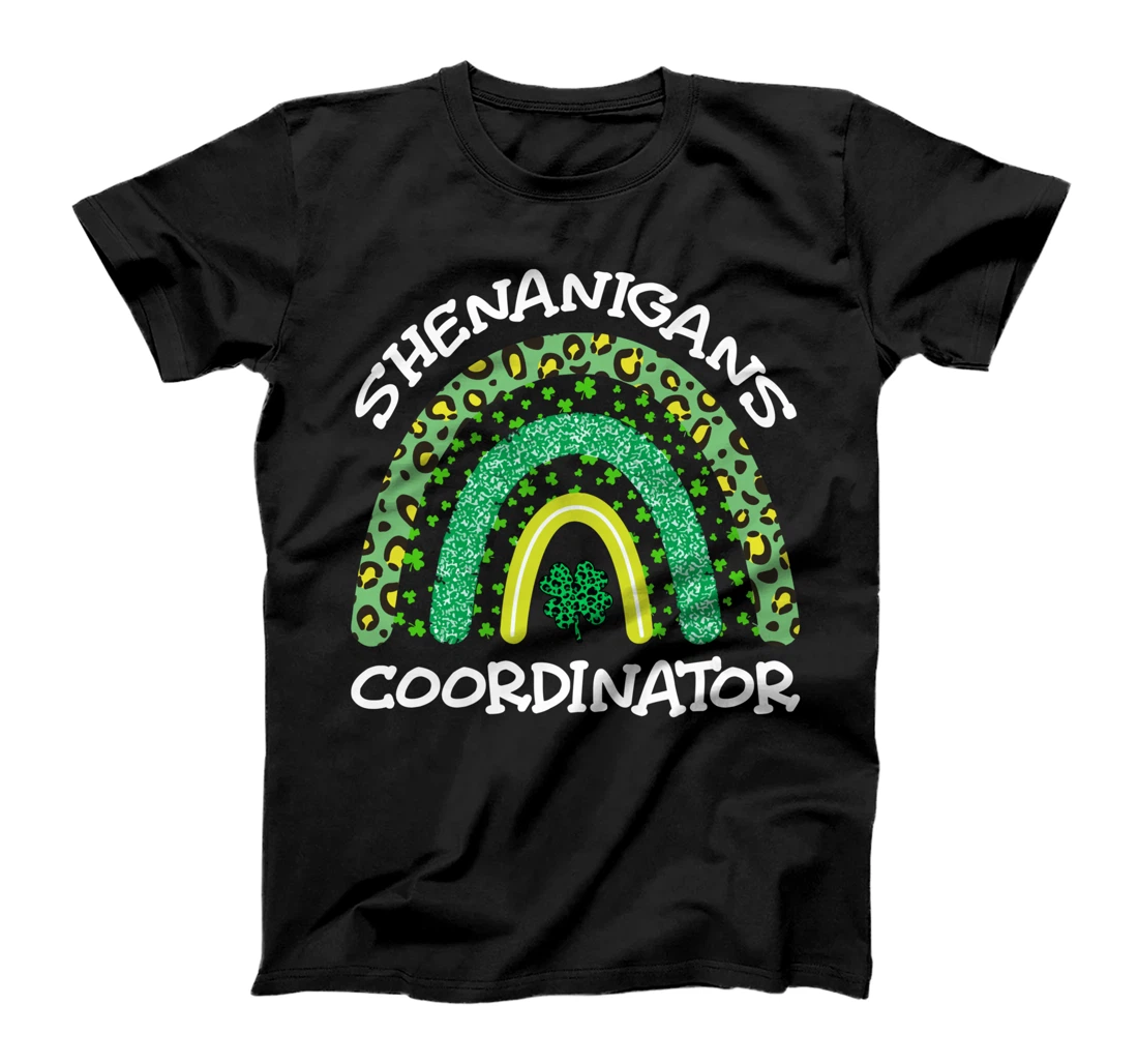 Shenanigans Coordinator Rainbow St Patricks Day Teacher Gift T-Shirt