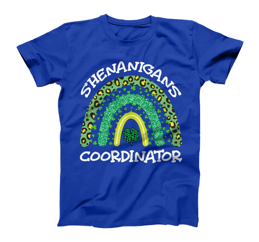 Shenanigans Coordinator Rainbow St Patricks Day Teacher Gift T-Shirt