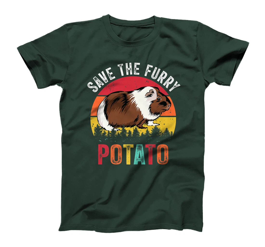 Save The Furry Potato Funny Guinea Pig T-Shirt, Kid T-Shirt and Women T-Shirt